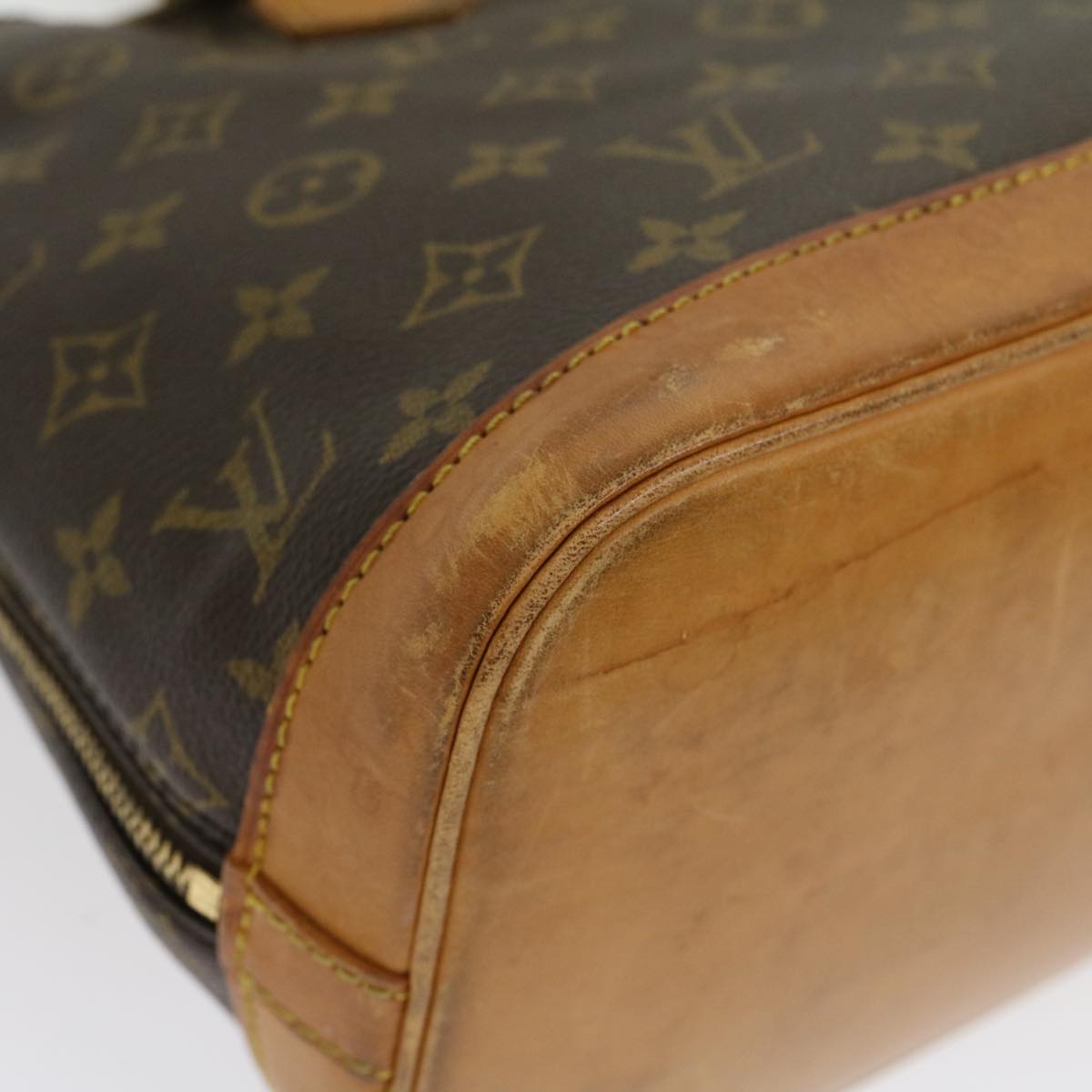 LOUIS VUITTON Monogram Alma Hand Bag M51130 LV Auth rd2253