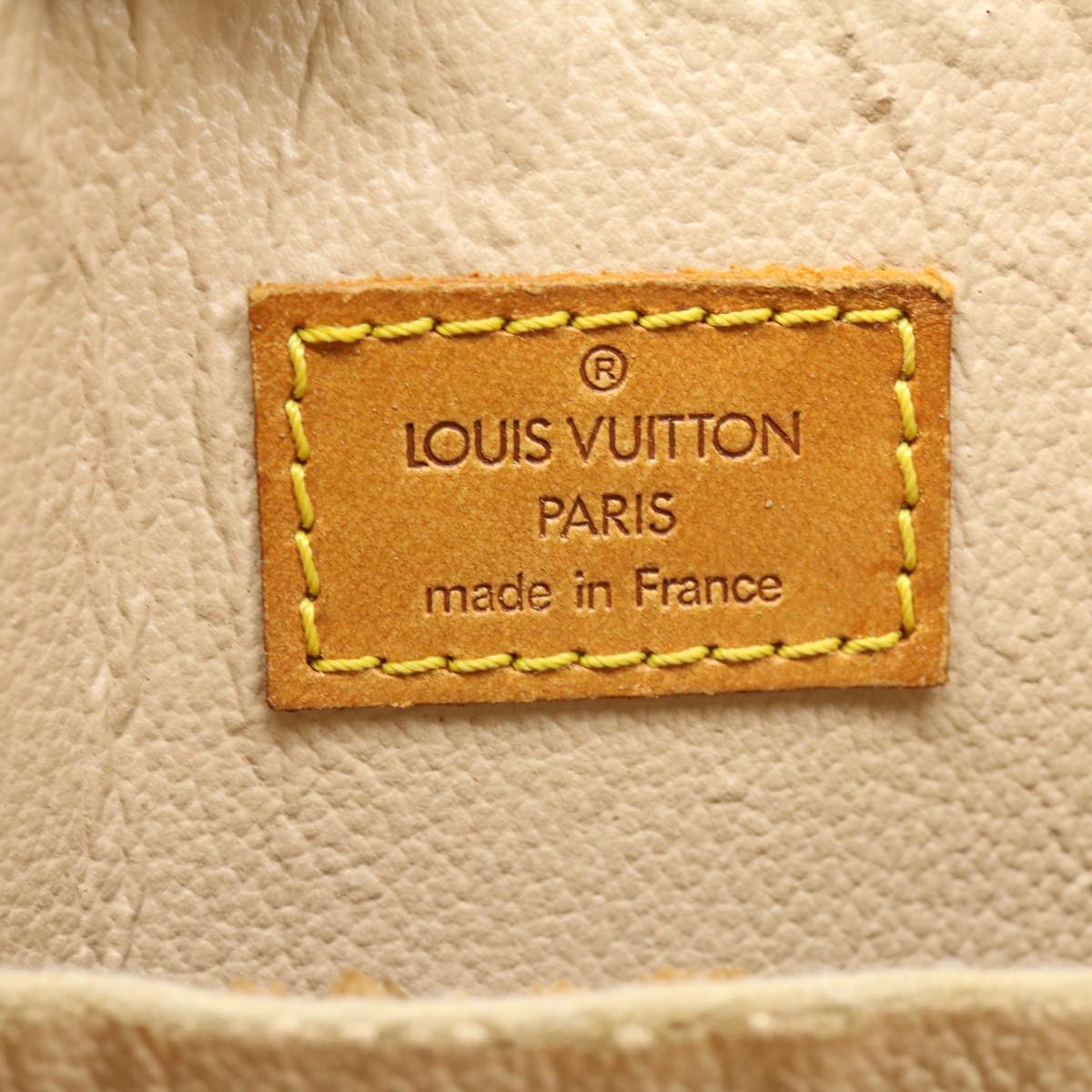 LOUIS VUITTON Monogram Sac Plat Hand Bag M51140 LV Auth rd2267