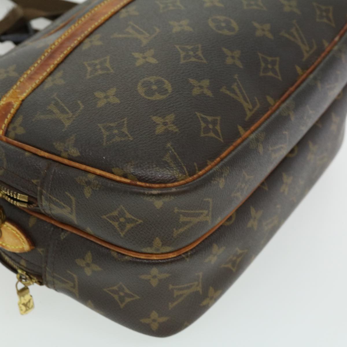 LOUIS VUITTON Monogram Reporter PM Shoulder Bag M45254 LV Auth rd2325