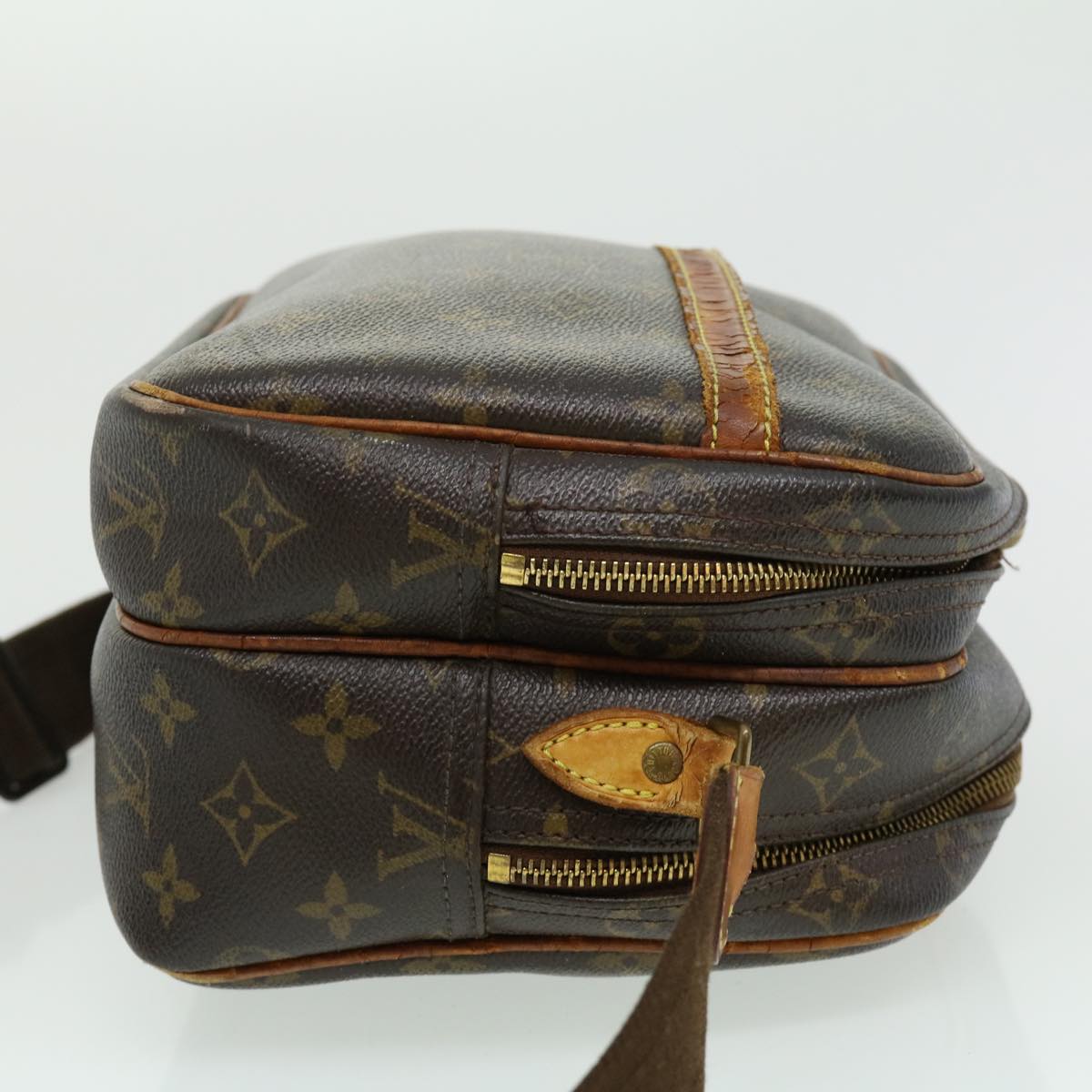 LOUIS VUITTON Monogram Reporter PM Shoulder Bag M45254 LV Auth rd2325