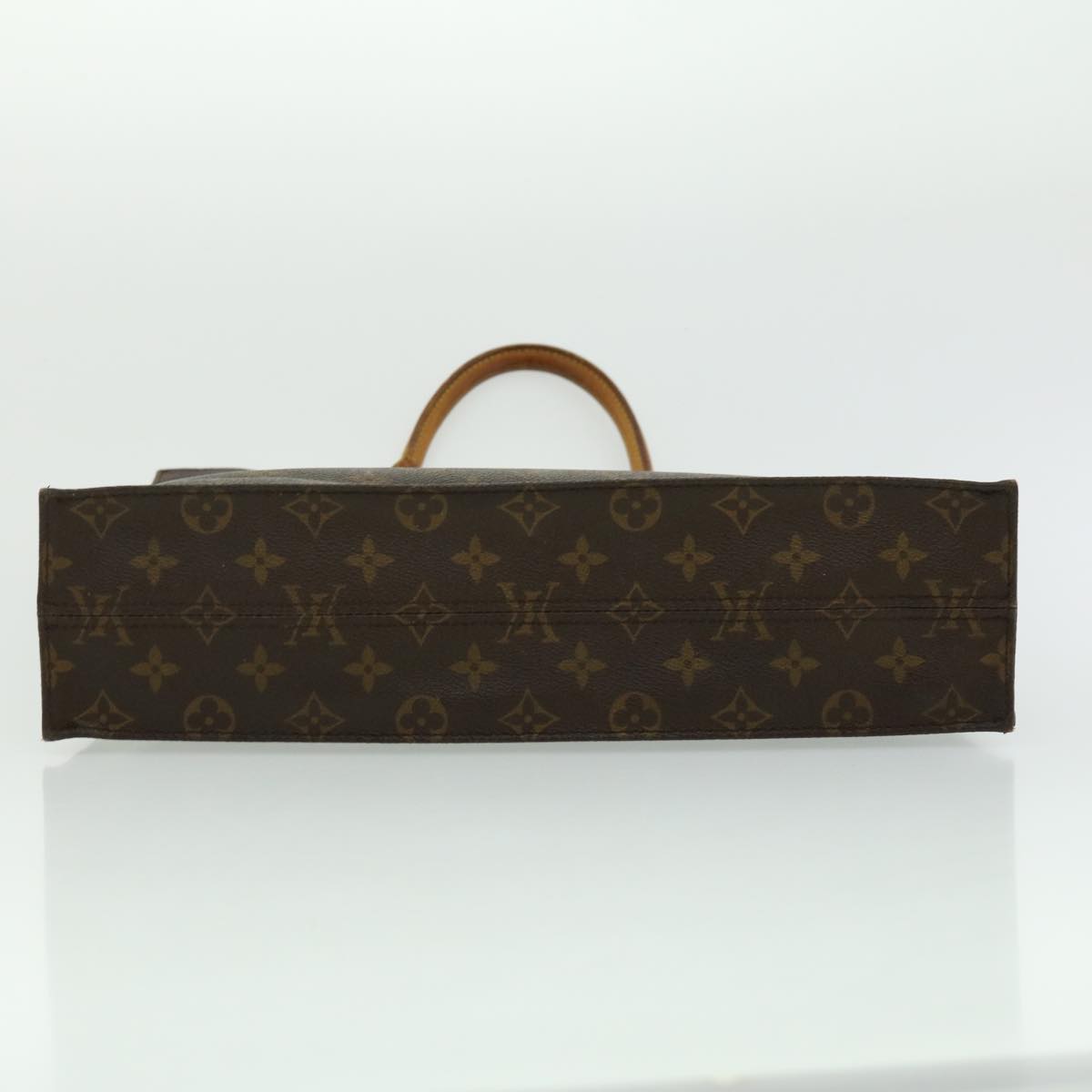 LOUIS VUITTON Monogram Sac Plat Hand Bag M51140 LV Auth rd2380