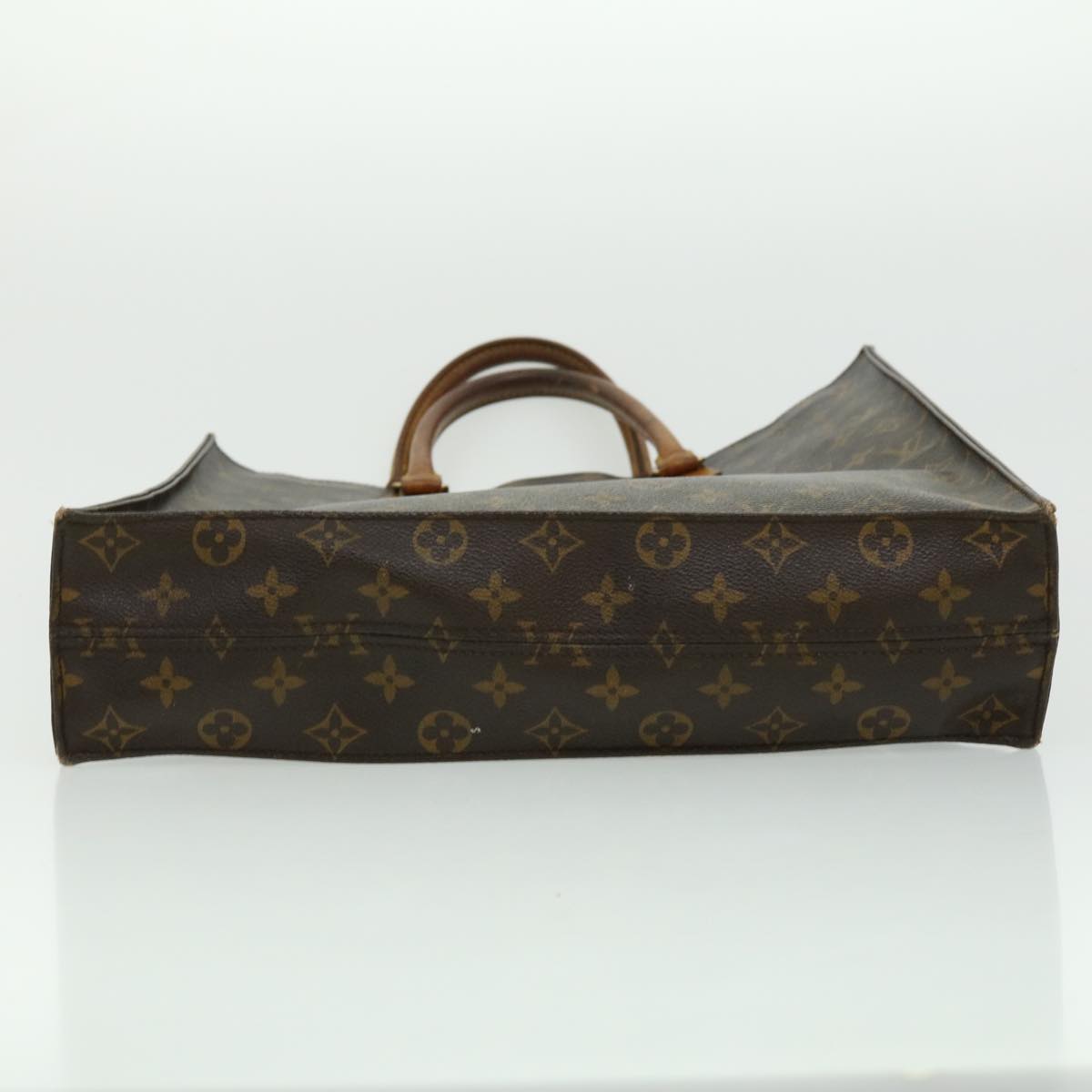 LOUIS VUITTON Monogram Sac Plat Hand Bag M51140 LV Auth rd2428