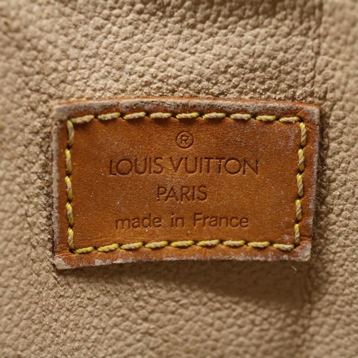 LOUIS VUITTON Monogram Sac Plat Hand Bag M51140 LV Auth rd2433