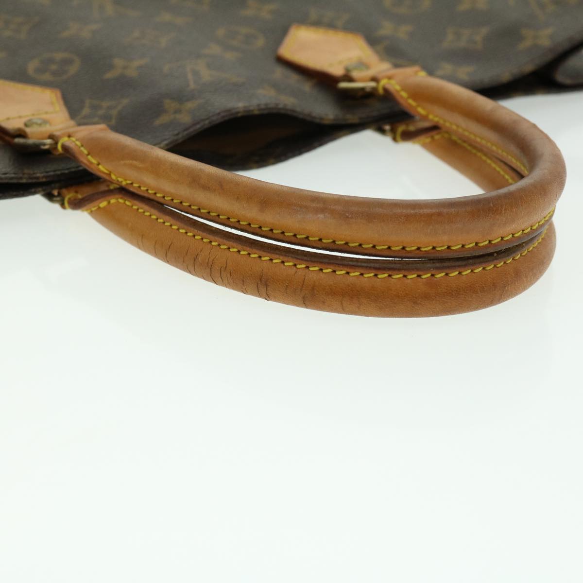 LOUIS VUITTON Monogram Sac Plat Hand Bag M51140 LV Auth rd2433