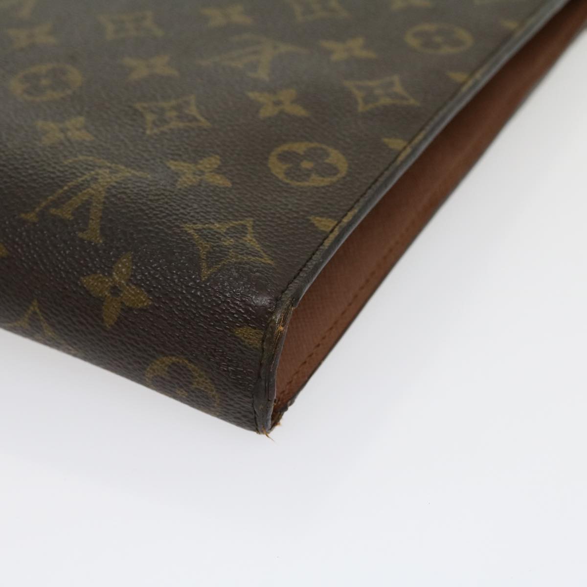 LOUIS VUITTON Monogram Porte Envelope Clutch Bag M51801 LV Auth rd2437