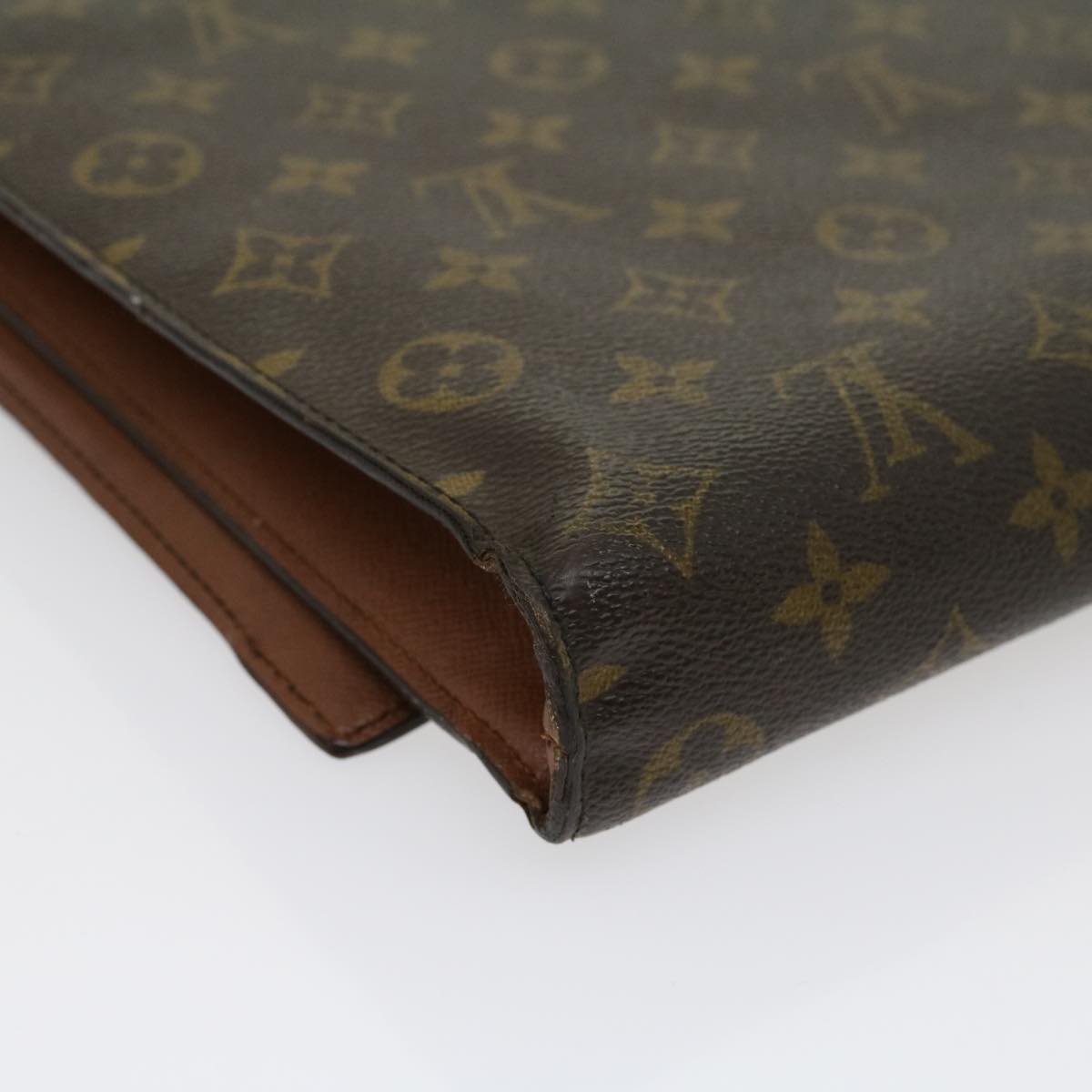 LOUIS VUITTON Monogram Porte Envelope Clutch Bag M51801 LV Auth rd2437