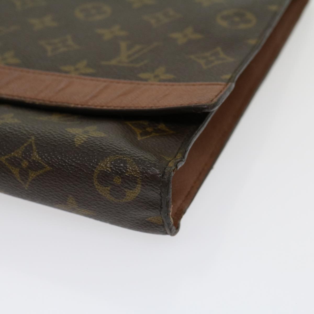 LOUIS VUITTON Monogram Porte Envelope Clutch Bag M51801 LV Auth rd2437