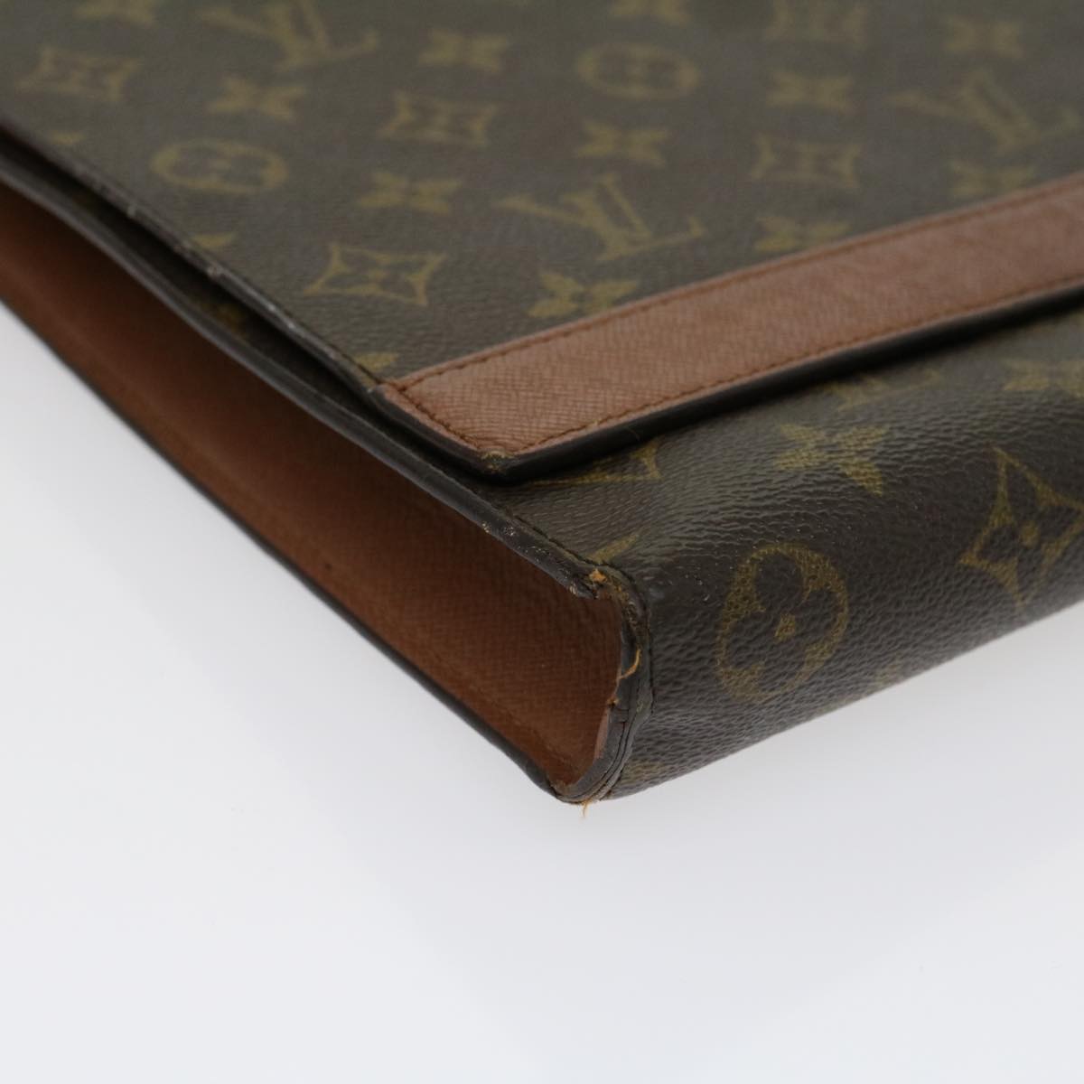 LOUIS VUITTON Monogram Porte Envelope Clutch Bag M51801 LV Auth rd2437