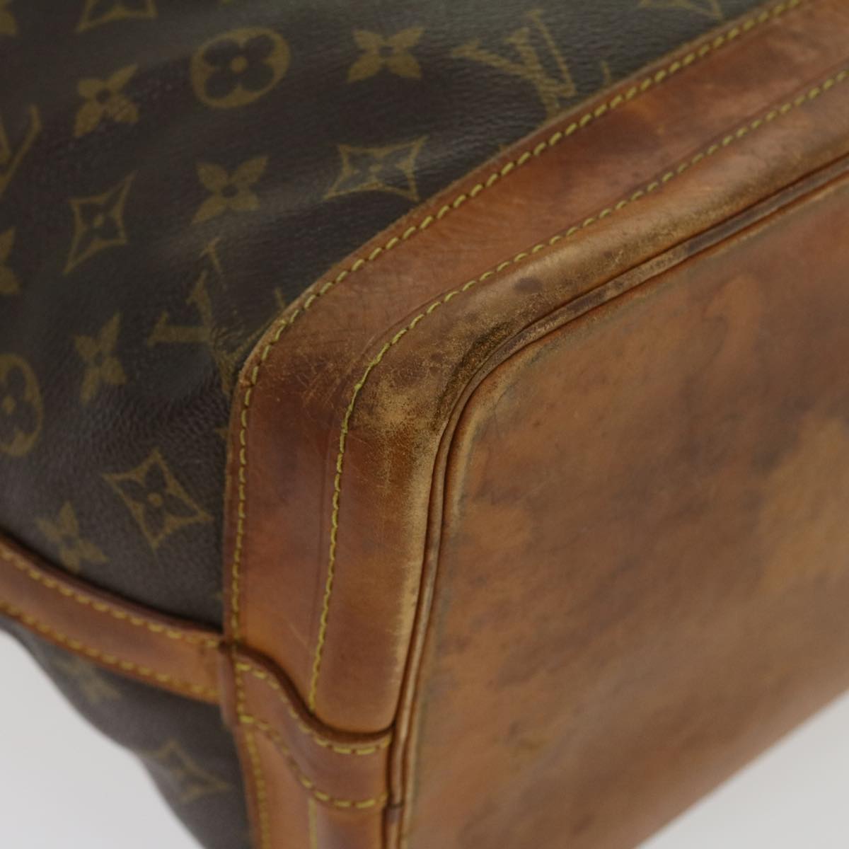 LOUIS VUITTON Monogram Noe Shoulder Bag M42224 LV Auth rd2447