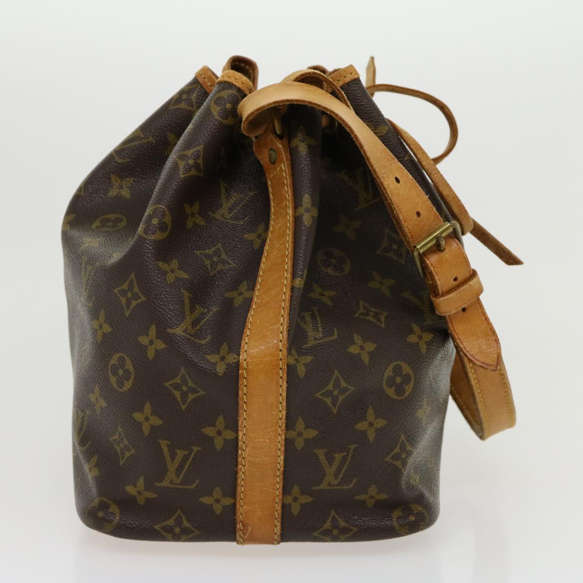 LOUIS VUITTON Monogram Petit Noe Shoulder Bag M42226 LV Auth rd2453