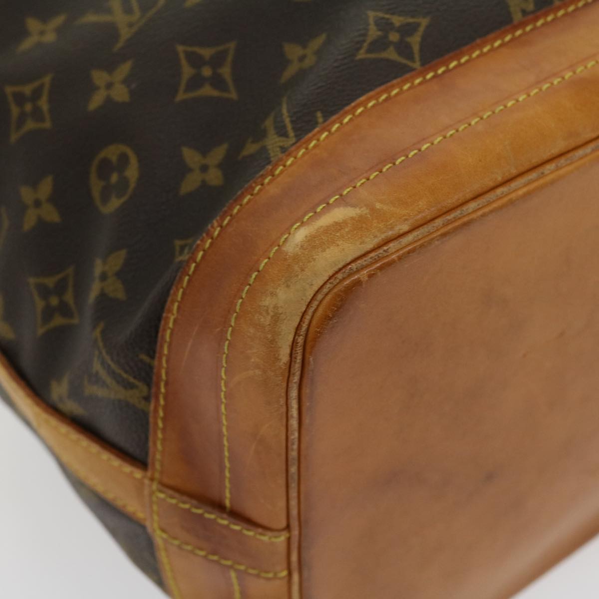 LOUIS VUITTON Monogram Noe Shoulder Bag M42224 LV Auth rd2465