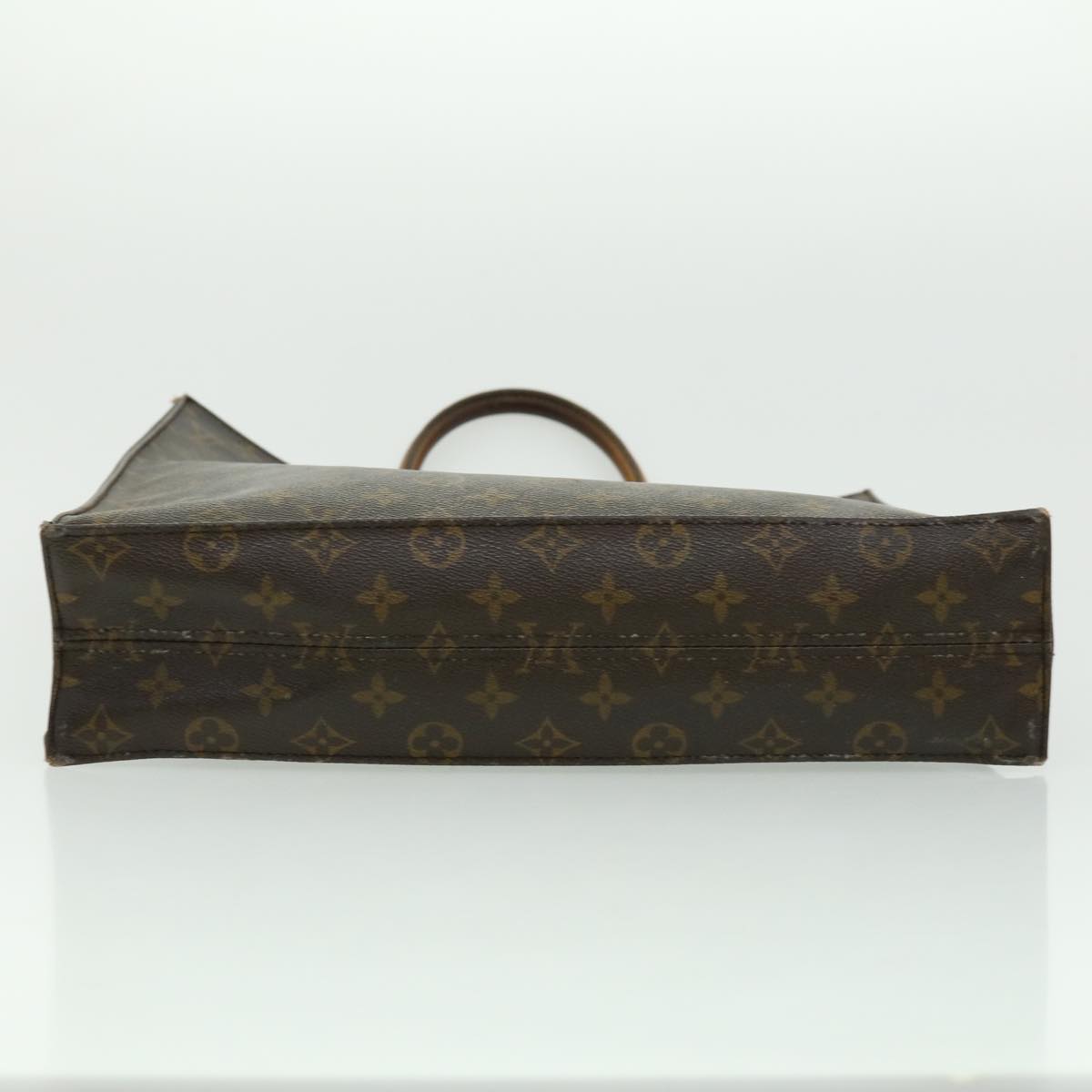 LOUIS VUITTON Monogram Sac Plat Hand Bag M51140 LV Auth rd2474