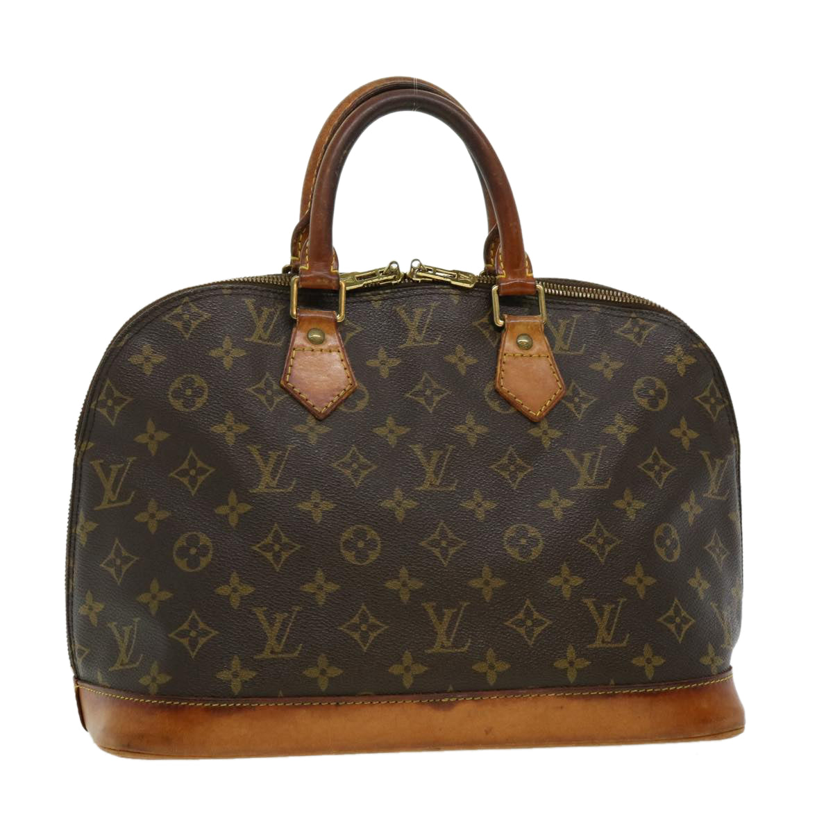 LOUIS VUITTON Monogram Alma Hand Bag M51130 LV Auth rd2483