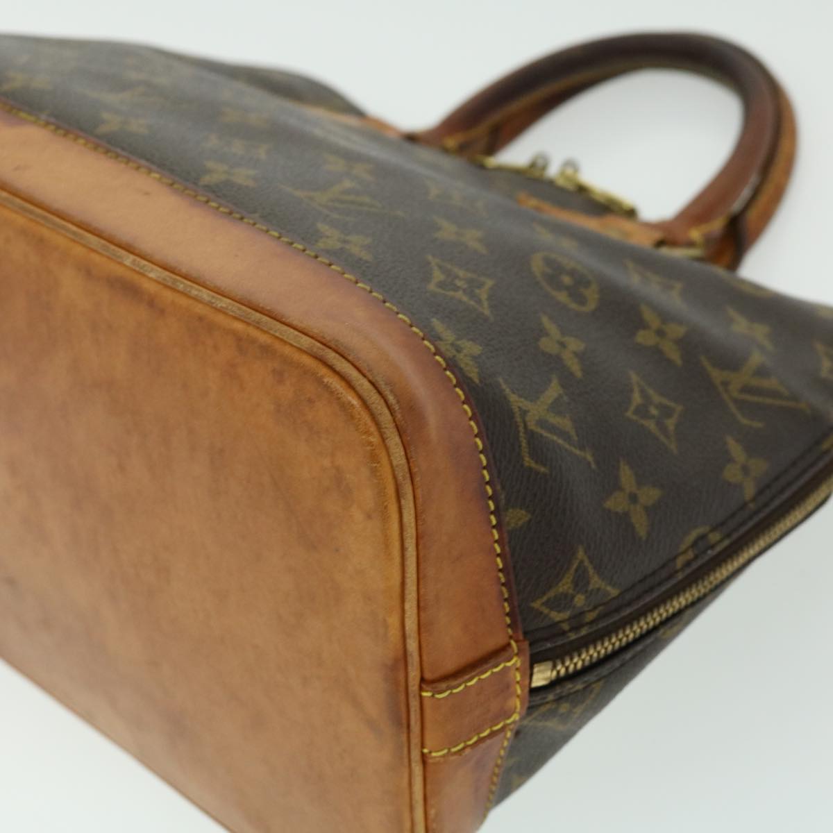 LOUIS VUITTON Monogram Alma Hand Bag M51130 LV Auth rd2483