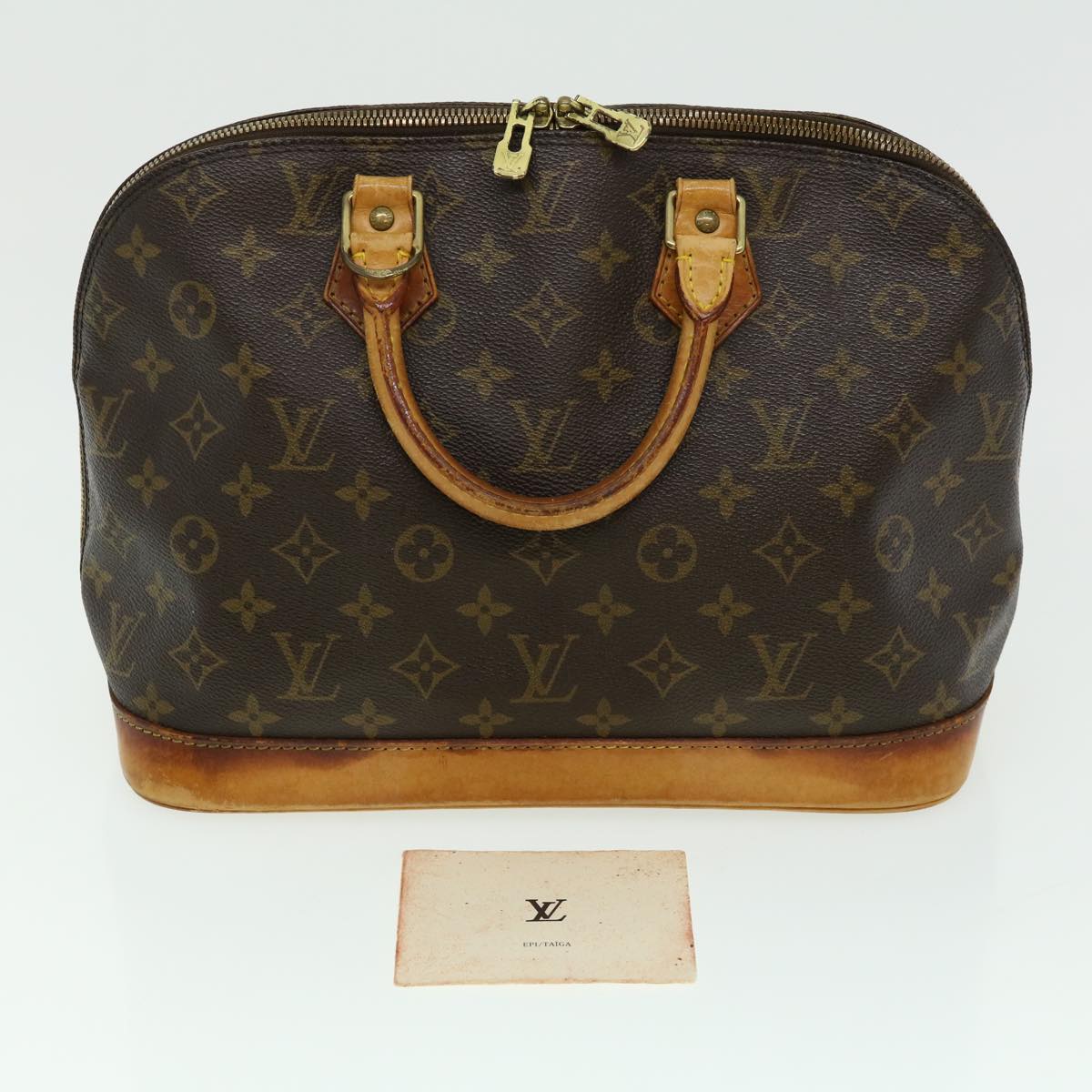 LOUIS VUITTON Monogram Alma Hand Bag M51130 LV Auth rd2504