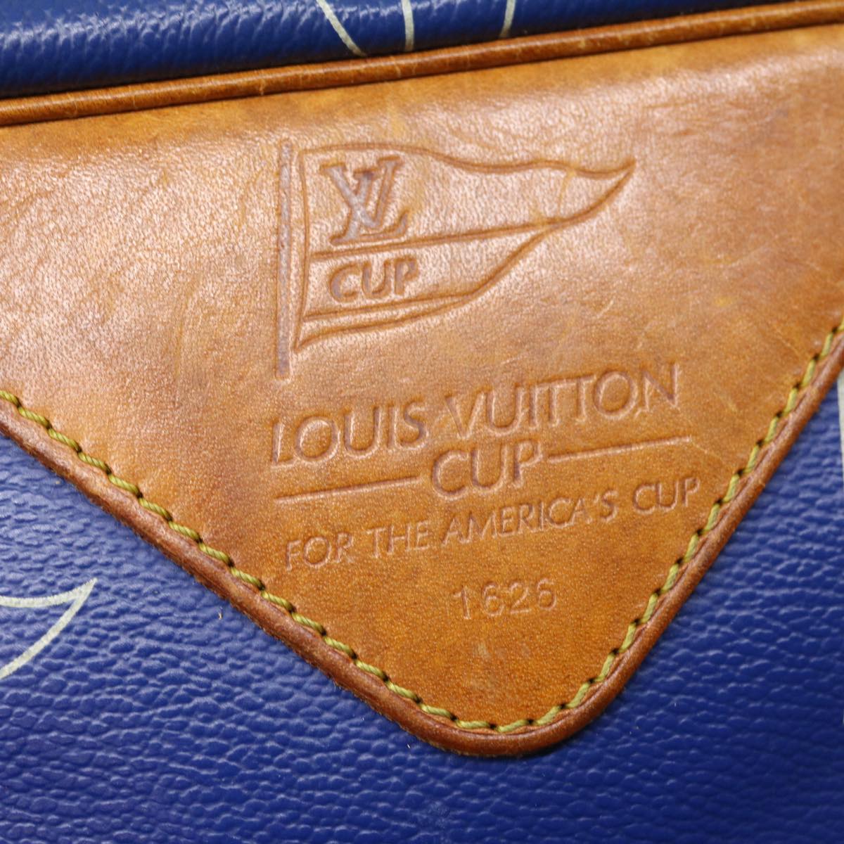 LOUIS VUITTON Cup Sac San Diego Shoulder Bag Blue M80010 LV Auth rd2611