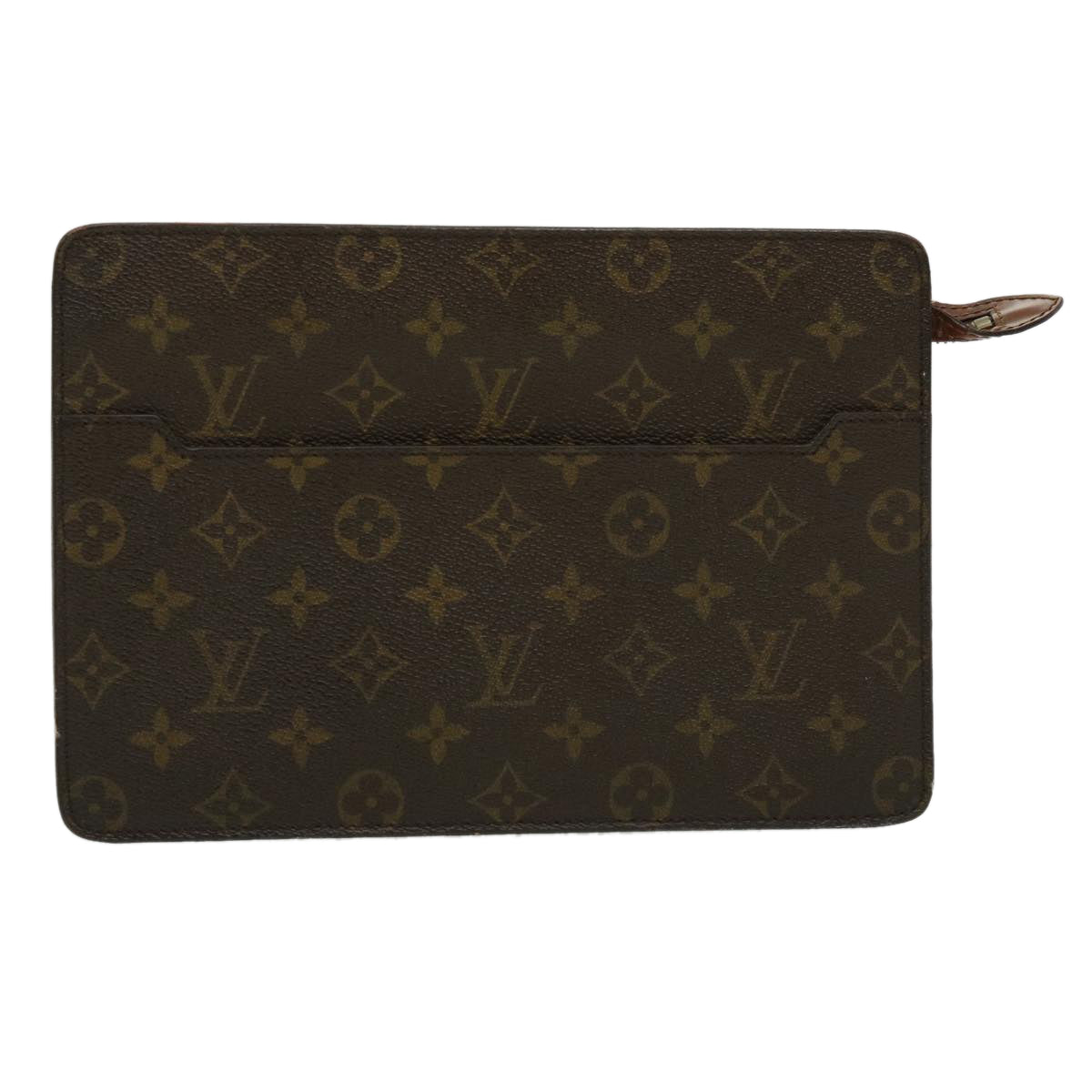 LOUIS VUITTON Monogram Pochette Homme Clutch Bag M51795 LV Auth rd2641