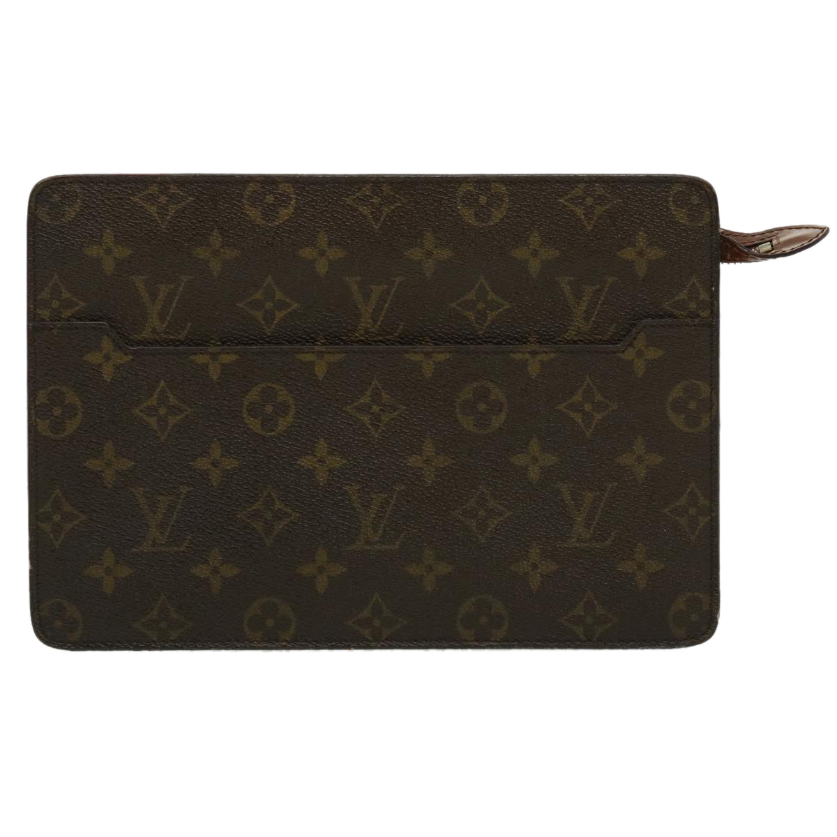 LOUIS VUITTON Monogram Pochette Homme Clutch Bag M51795 LV Auth rd2641