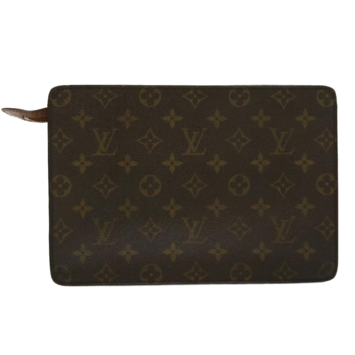 LOUIS VUITTON Monogram Pochette Homme Clutch Bag M51795 LV Auth rd2641 - 0