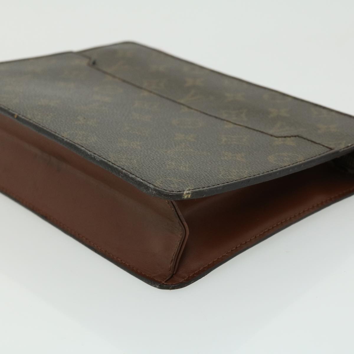 LOUIS VUITTON Monogram Pochette Homme Clutch Bag M51795 LV Auth rd2641