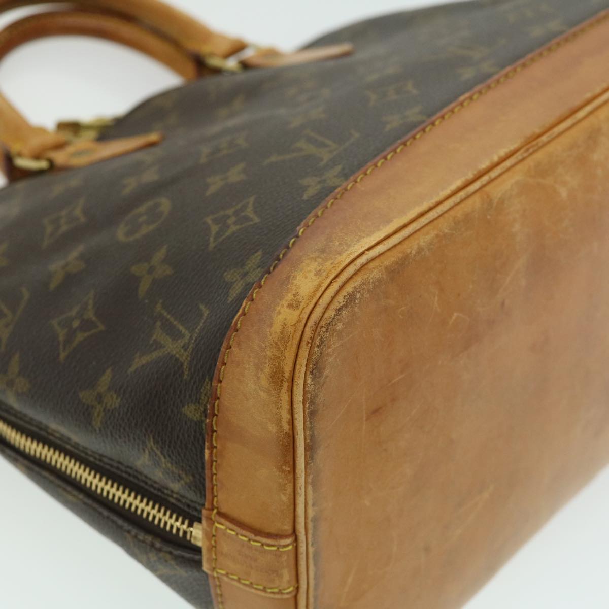 LOUIS VUITTON Monogram Alma Hand Bag M51130 LV Auth rd2651