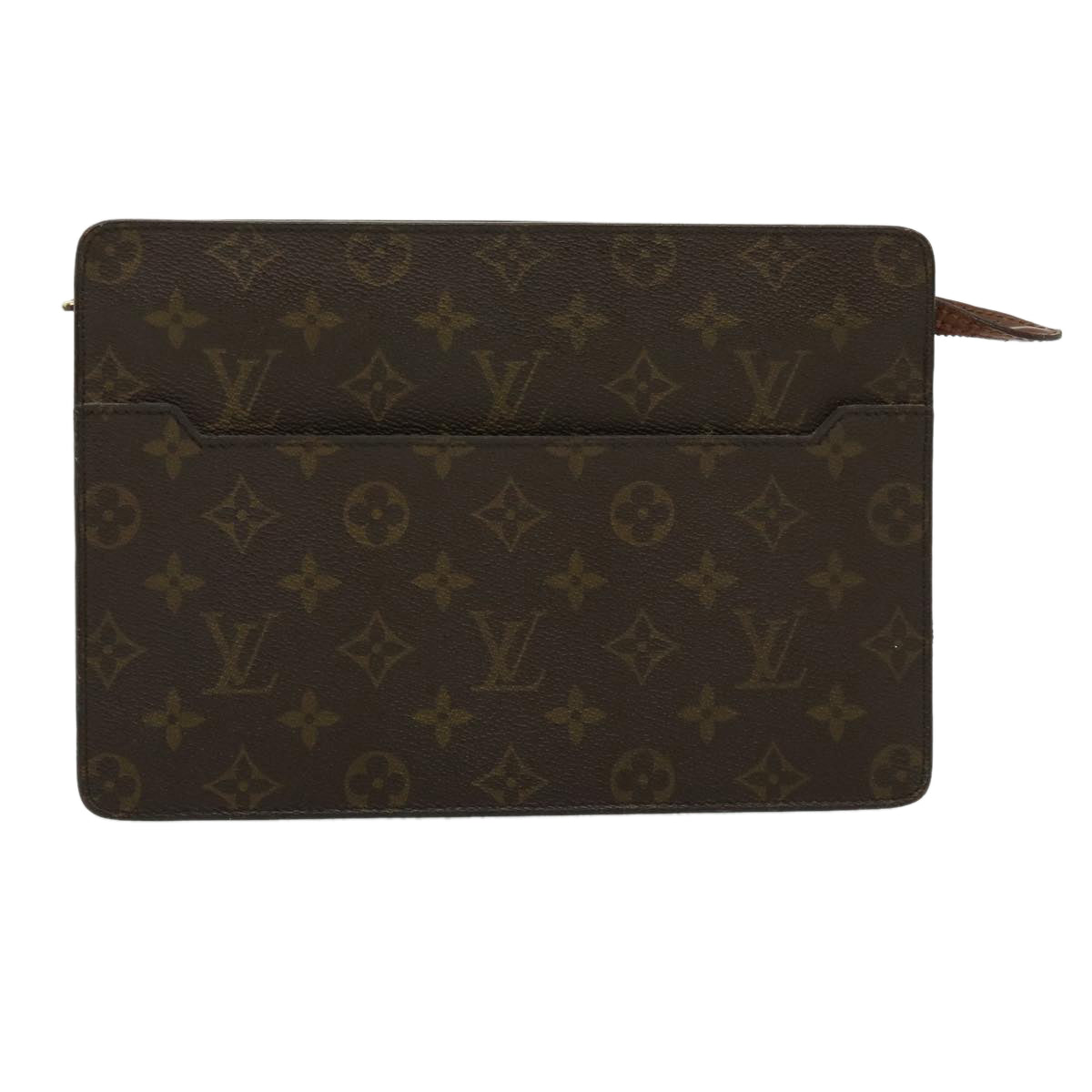 LOUIS VUITTON Monogram Pochette Homme Clutch Bag M51795 LV Auth rd2652