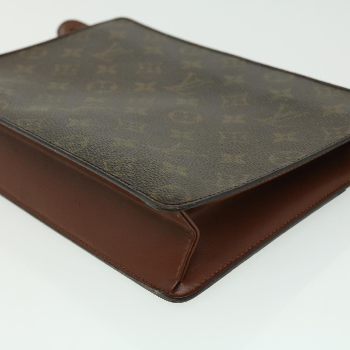 LOUIS VUITTON Monogram Pochette Homme Clutch Bag M51795 LV Auth rd2652