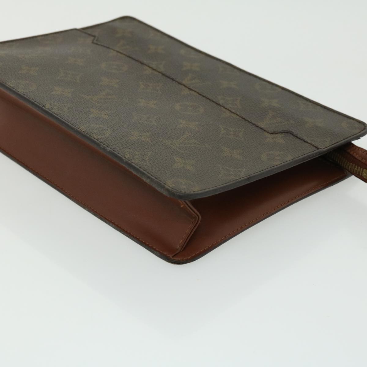 LOUIS VUITTON Monogram Pochette Homme Clutch Bag M51795 LV Auth rd2652