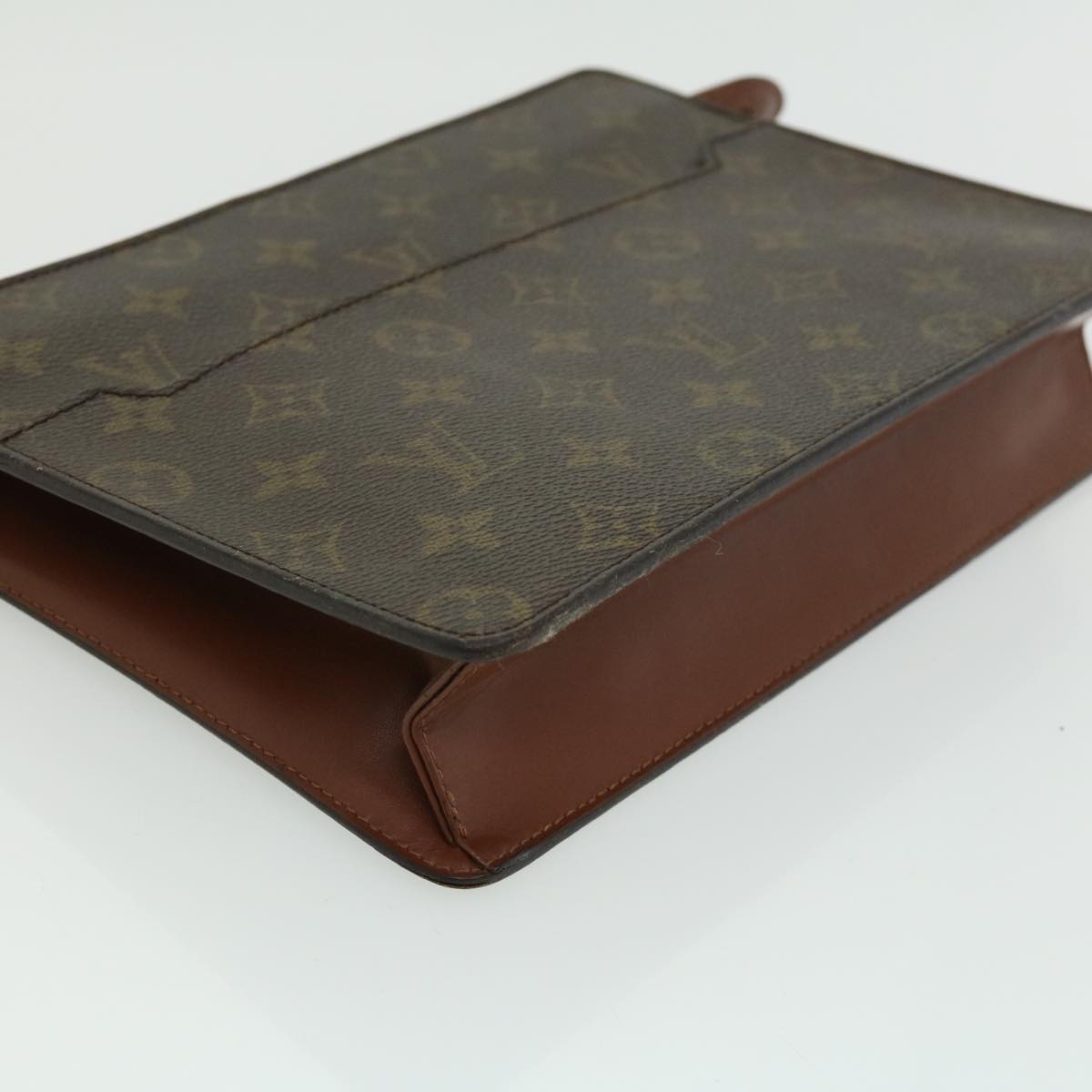 LOUIS VUITTON Monogram Pochette Homme Clutch Bag M51795 LV Auth rd2652