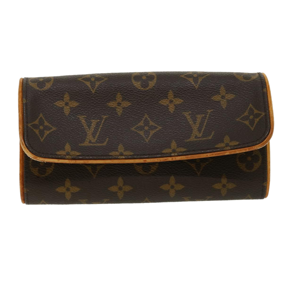 LOUIS VUITTON Monogram Pochette Twin PM Shoulder Bag M51854 LV Auth rd2738