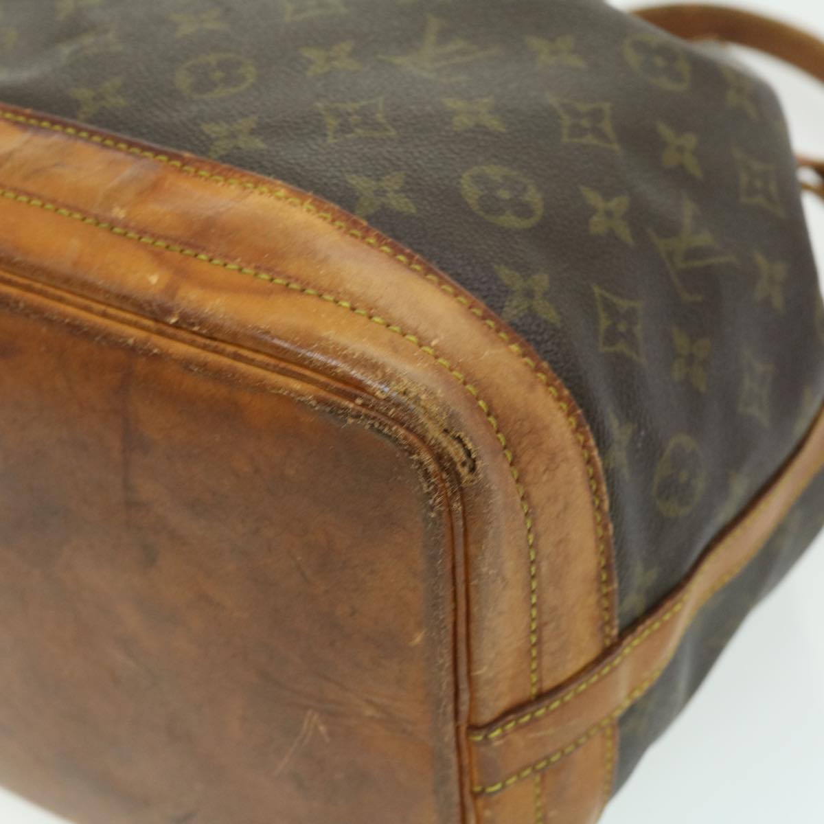 LOUIS VUITTON Monogram Noe Shoulder Bag M42224 LV Auth rd2745