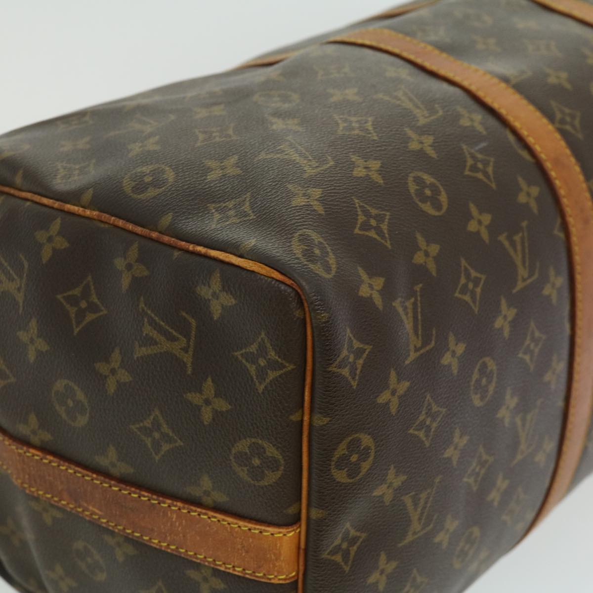 LOUIS VUITTON Monogram Keepall Bandouliere 50 Boston Bag M41416 LV Auth rd2760