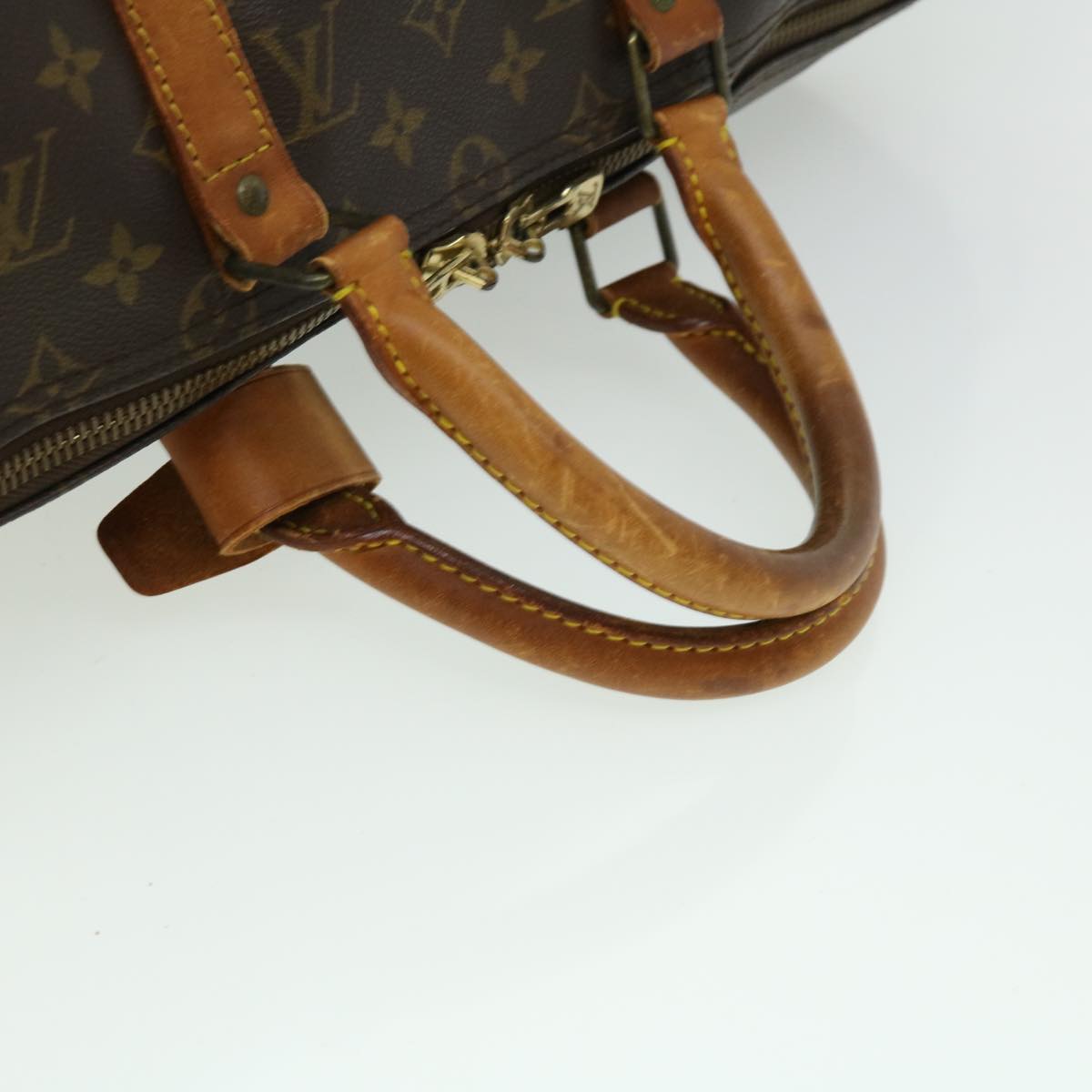 LOUIS VUITTON Monogram Keepall Bandouliere 50 Boston Bag M41416 LV Auth rd2760