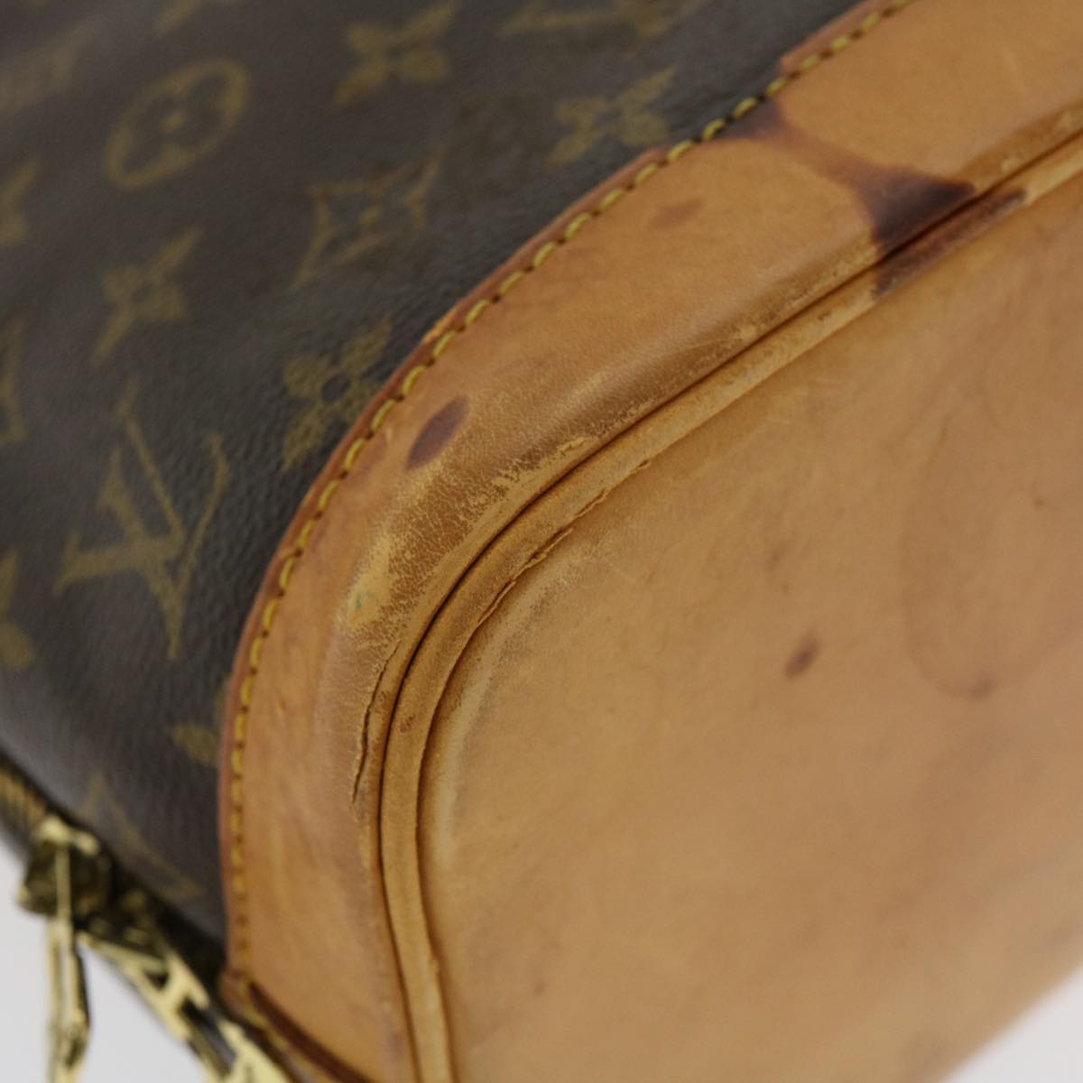 LOUIS VUITTON Monogram Alma Hand Bag M51130 LV Auth rd2819