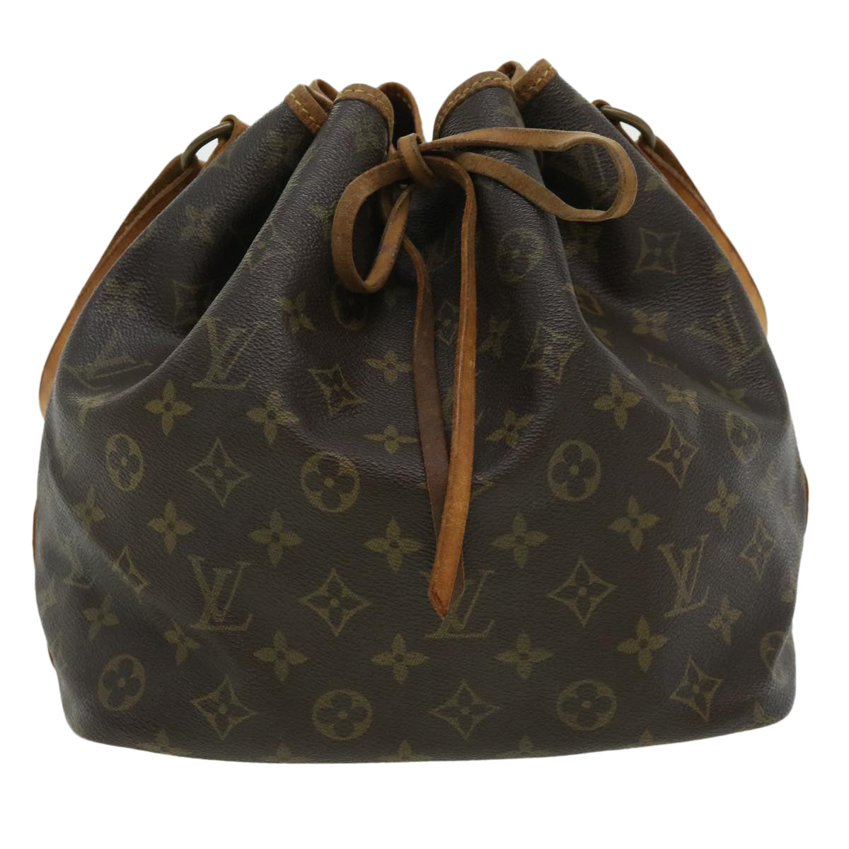 LOUIS VUITTON Monogram Petit Noe Shoulder Bag M42226 LV Auth rd2826