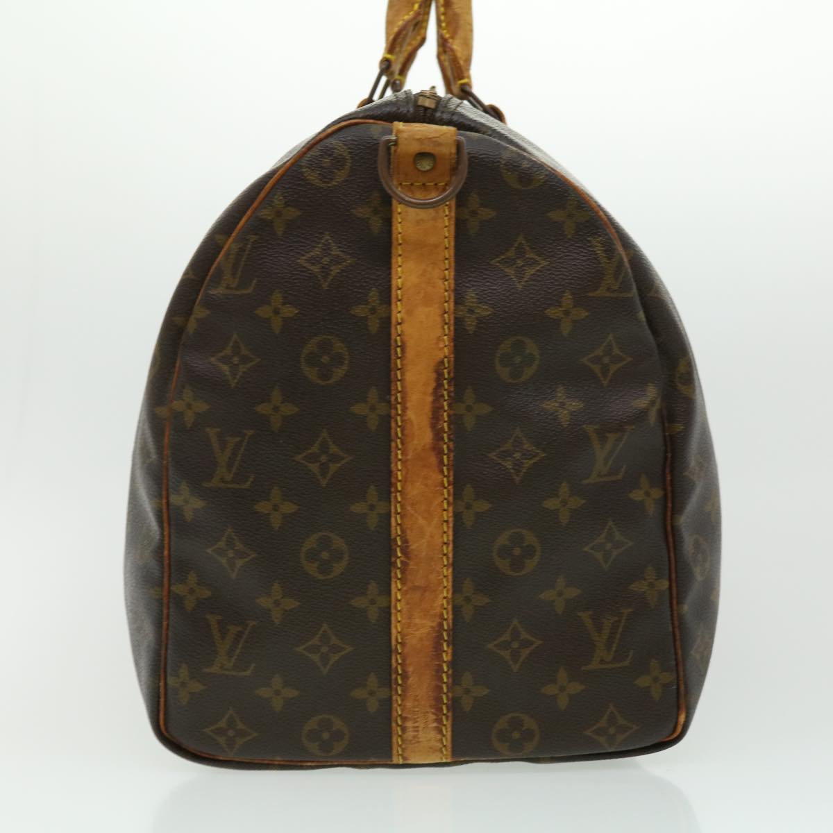 LOUIS VUITTON Monogram Keepall Bandouliere 50 Boston Bag M41416 LV Auth rd2837