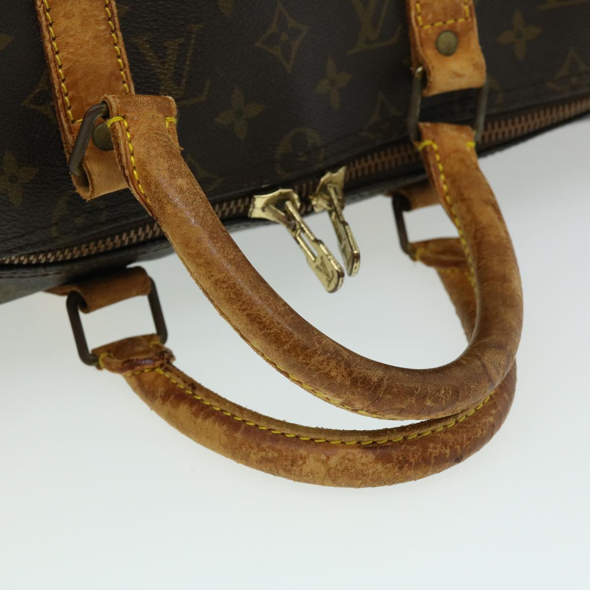 LOUIS VUITTON Monogram Keepall Bandouliere 50 Boston Bag M41416 LV Auth rd2837