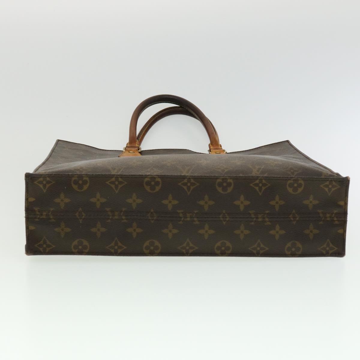 LOUIS VUITTON Monogram Sac Plat Hand Bag M51140 LV Auth rd2932