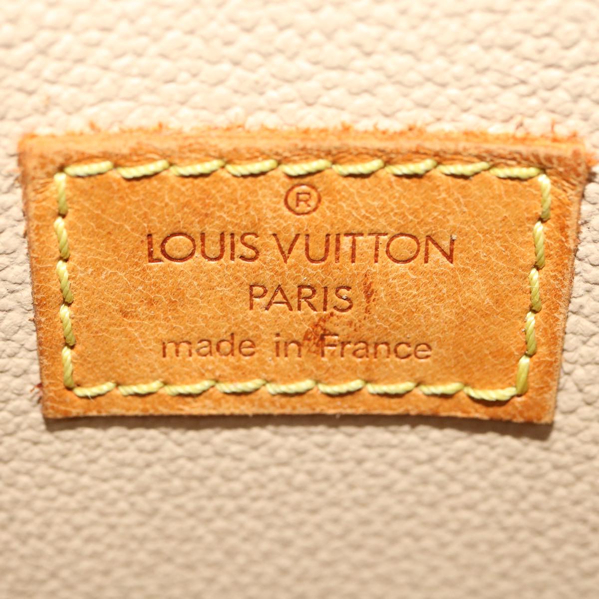 LOUIS VUITTON Monogram Sac Plat Hand Bag M51140 LV Auth rd2932