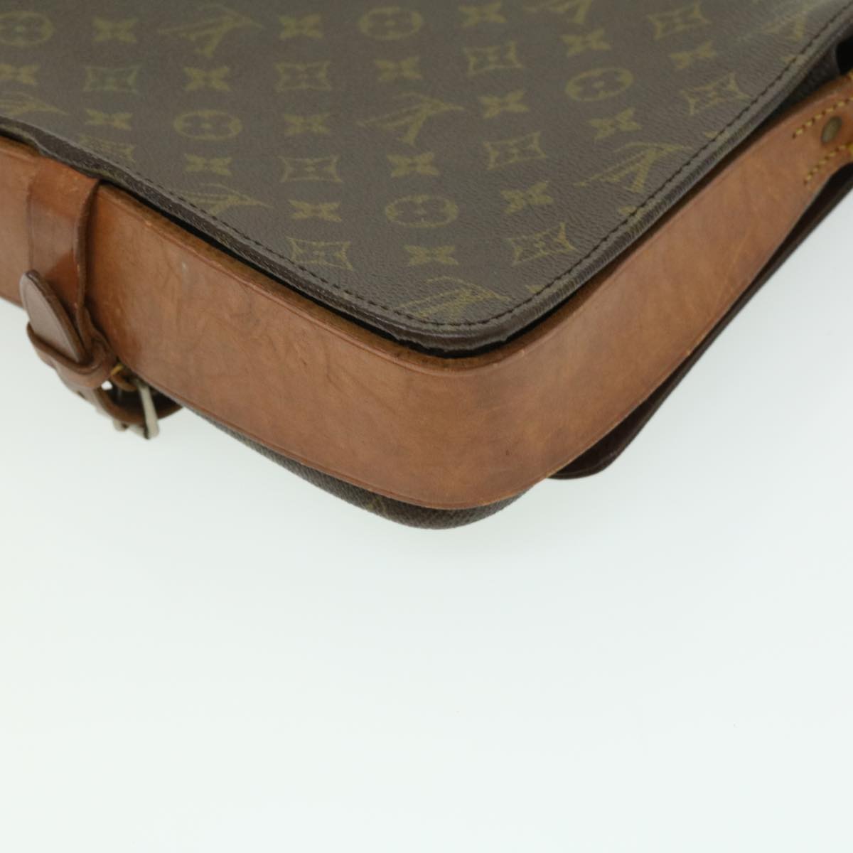 LOUIS VUITTON Monogram Cartouchiere GM Shoulder Bag Vintage M51252 Auth rd2943