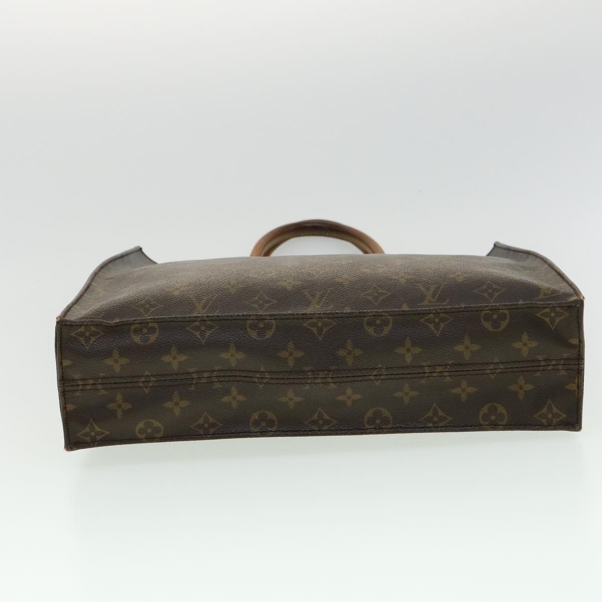 LOUIS VUITTON Monogram Sac Plat Hand Bag M51140 LV Auth rd2951