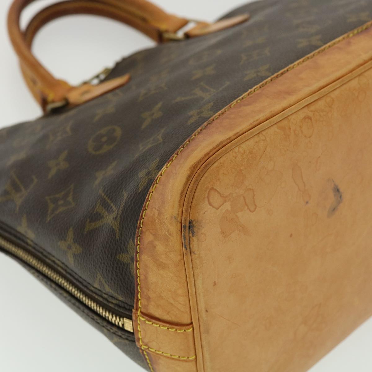 LOUIS VUITTON Monogram Alma Hand Bag M51130 LV Auth rd3004