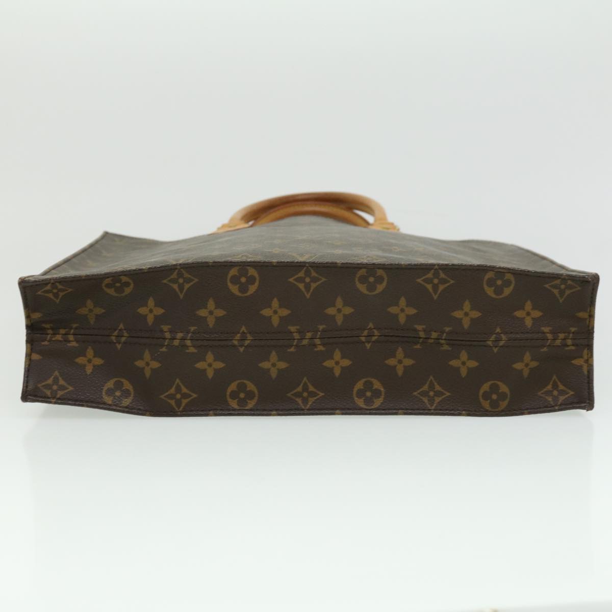 LOUIS VUITTON Monogram Sac Plat Hand Bag M51140 LV Auth rd3050