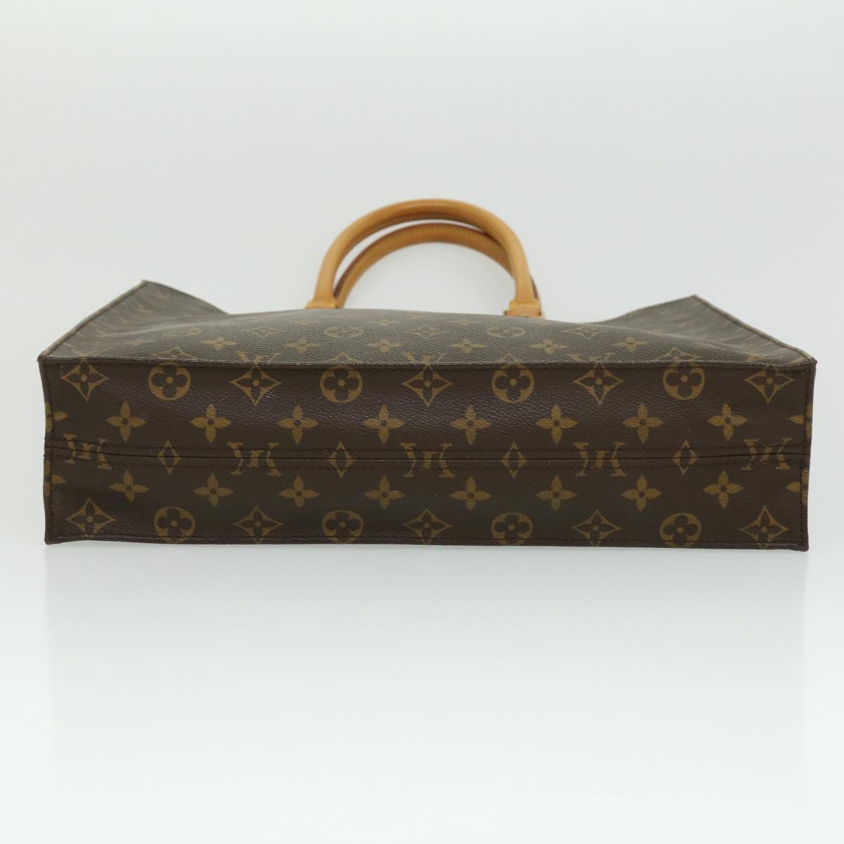 LOUIS VUITTON Monogram Sac Plat Hand Bag M51140 LV Auth rd3051