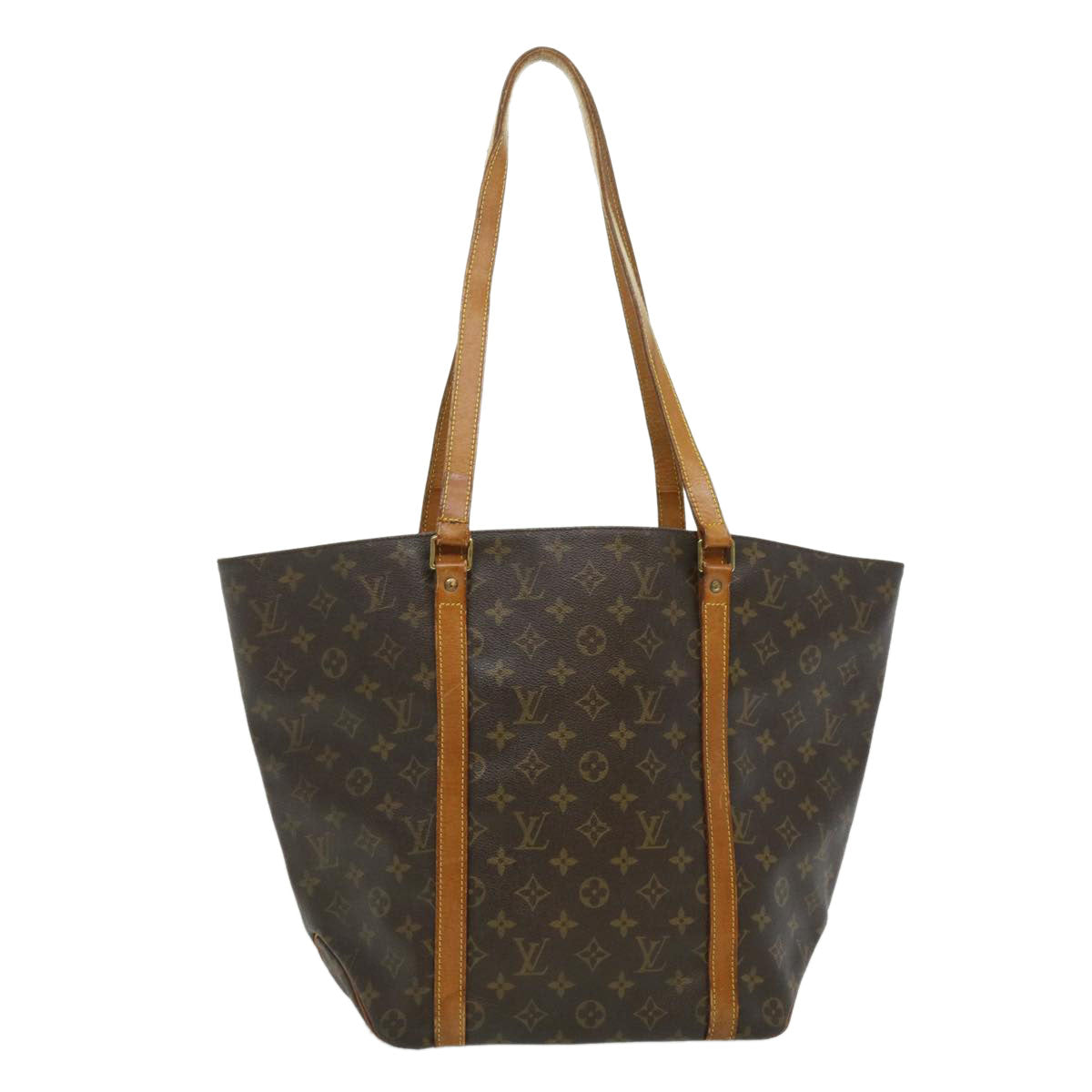 LOUIS VUITTON Monogram Sac Shopping Tote Bag M51108 LV Auth rd3065