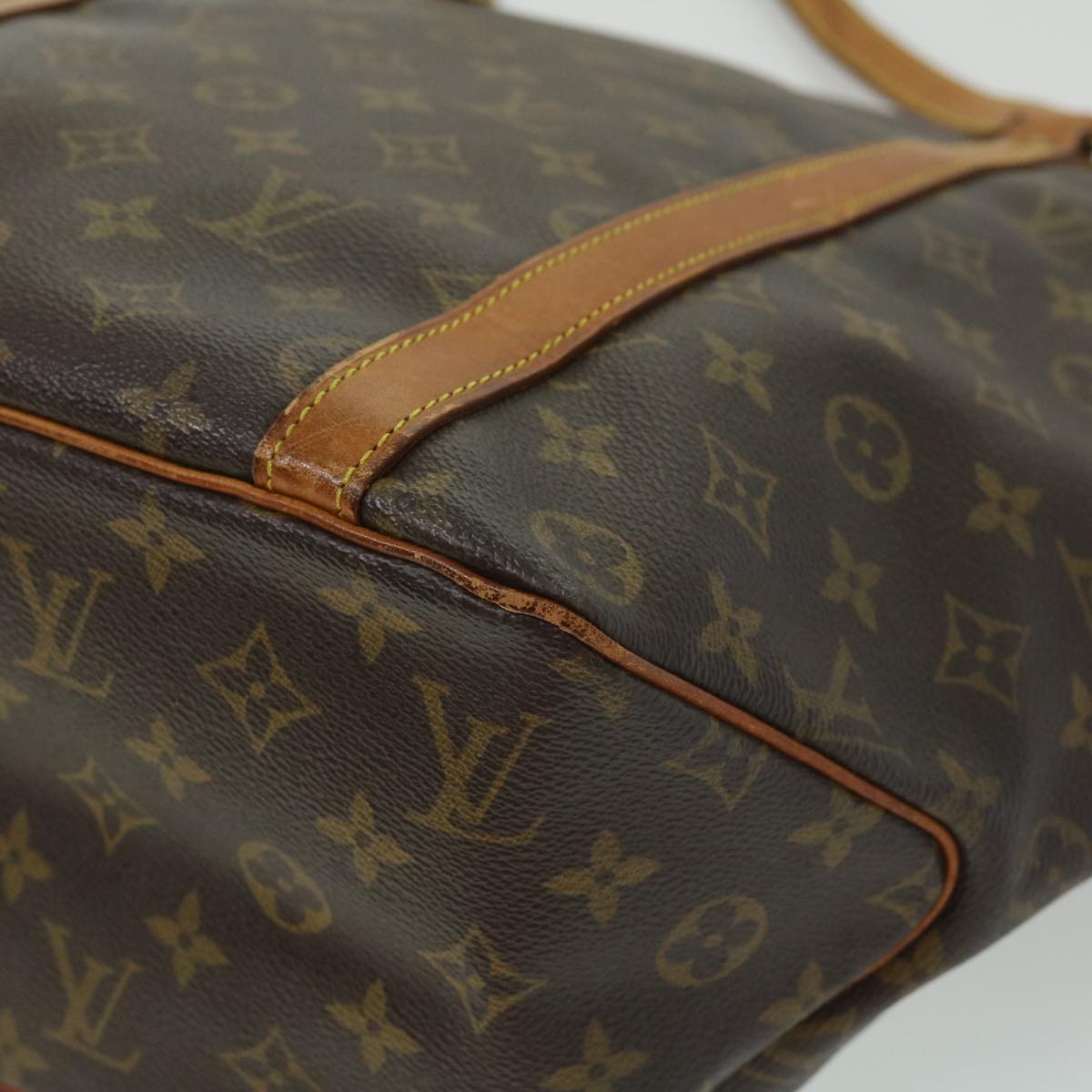 LOUIS VUITTON Monogram Sac Shopping Tote Bag M51108 LV Auth rd3065