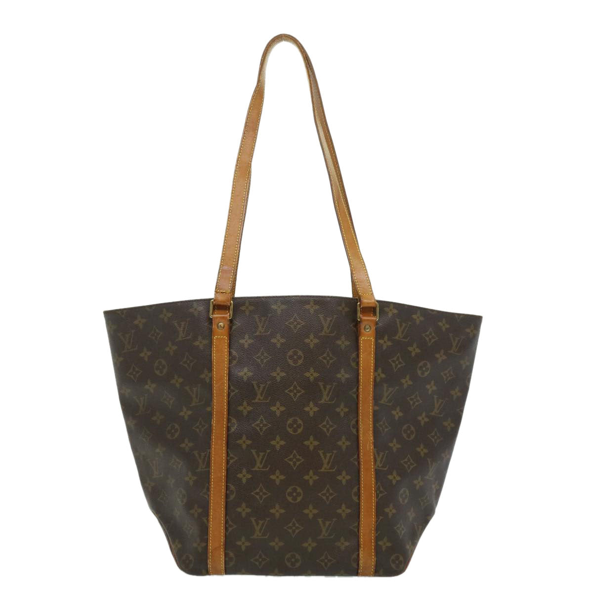 LOUIS VUITTON Monogram Sac Shopping Tote Bag M51108 LV Auth rd3065