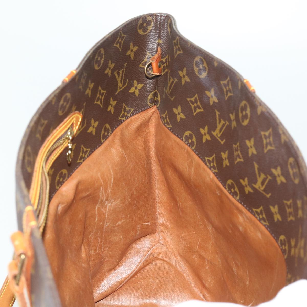 LOUIS VUITTON Monogram Sac Shopping Tote Bag M51108 LV Auth rd3065