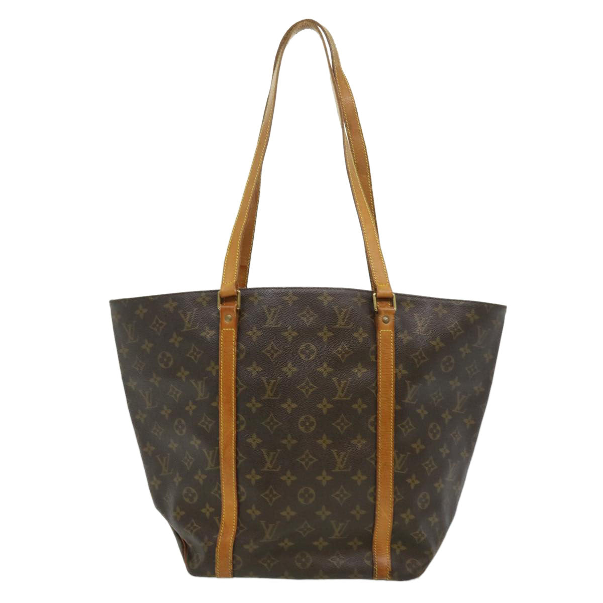 LOUIS VUITTON Monogram Sac Shopping Tote Bag M51108 LV Auth rd3065 - 0