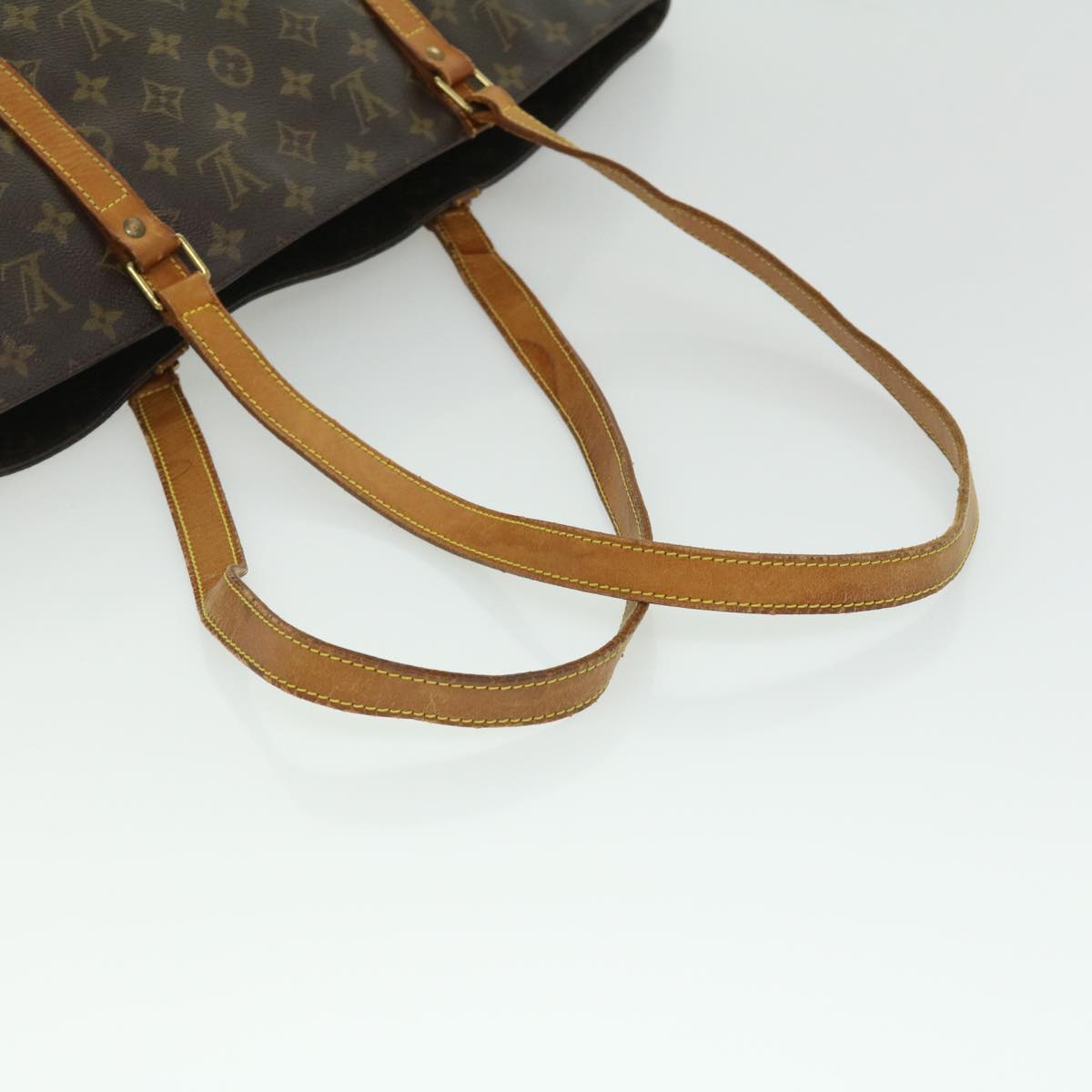 LOUIS VUITTON Monogram Sac Shopping Tote Bag M51108 LV Auth rd3065